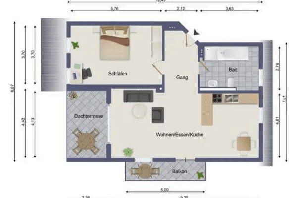 2 bedroom flat to rent, 76 m², Am Wimhof 35, Passau 2 bedroom flat to rent, 76 m², Am Wimhof 35, Passau