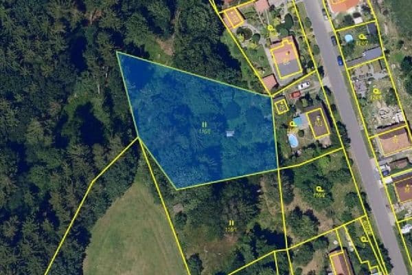 plot for sale, 2,124 m², Smrček plot for sale, 2,124 m², Smrček