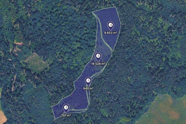 plot for sale, 30,822 m², Olšovec plot for sale, 30,822 m², Olšovec