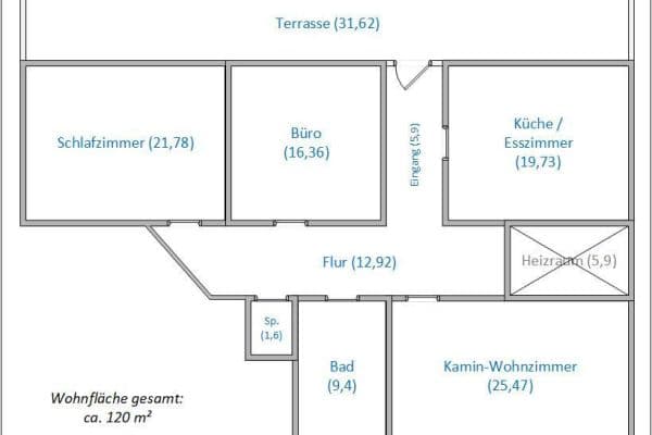 3 bedroom flat to rent, 120 m², Kirchardt 3 bedroom flat to rent, 120 m², Kirchardt