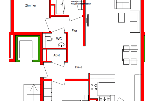 3 bedroom flat to rent, 88 m², Remseck a.N. 3 bedroom flat to rent, 88 m², Remseck a.N.
