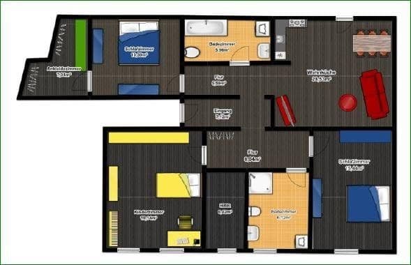 4 bedroom flat to rent, 123 m², Schönebecker Strasse, 128, Magdeburg, Saxony-Anhalt 4 bedroom flat to rent, 123 m², Schönebecker Strasse, 128, Magdeburg, Saxony-Anhalt