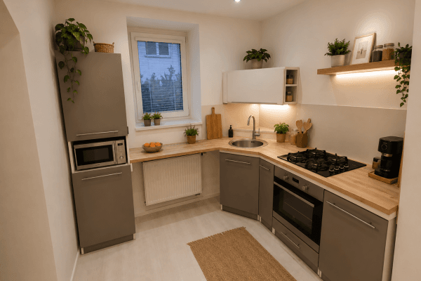 2 bedroom with open-plan kitchen flat to rent, 58 m², Brněnská, Kuřim 2 bedroom with open-plan kitchen flat to rent, 58 m², Brněnská, Kuřim