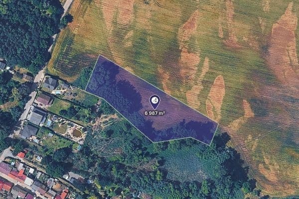 plot for sale, 2,620 m², Kostelec nad Labem plot for sale, 2,620 m², Kostelec nad Labem