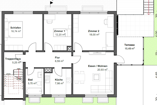 4 bedroom flat to rent, 98 m², Köllestraße 25, Ulm 4 bedroom flat to rent, 98 m², Köllestraße 25, Ulm