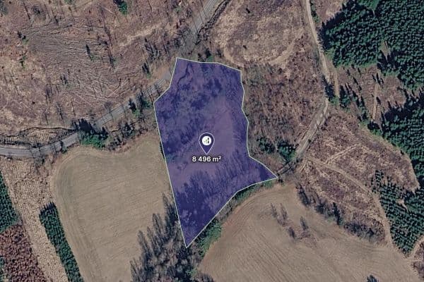 plot for sale, 8,496 m², Prosetín plot for sale, 8,496 m², Prosetín