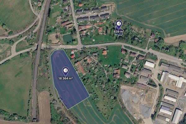 plot for sale, 9,602 m², Olbramovice plot for sale, 9,602 m², Olbramovice