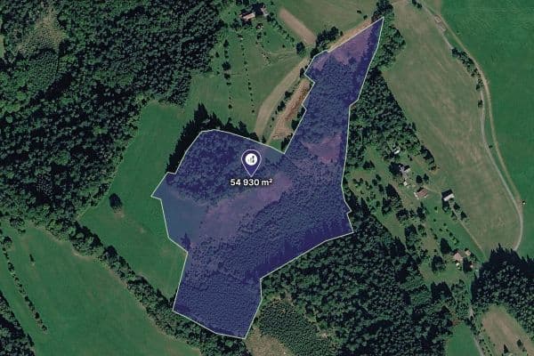 plot for sale, 54,930 m², Valašská Senice plot for sale, 54,930 m², Valašská Senice