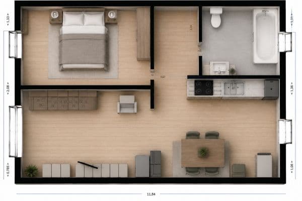 2 bedroom flat for sale, 58 m², Dr. Foustky, Kladno 2 bedroom flat for sale, 58 m², Dr. Foustky, Kladno