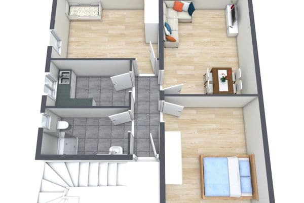 3 bedroom flat to rent, 66 m², Fasanenweg 6, Albstadt 3 bedroom flat to rent, 66 m², Fasanenweg 6, Albstadt