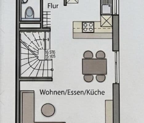 4 bedroom with open-plan kitchen flat to rent, 111 m², Heimsheim 4 bedroom with open-plan kitchen flat to rent, 111 m², Heimsheim