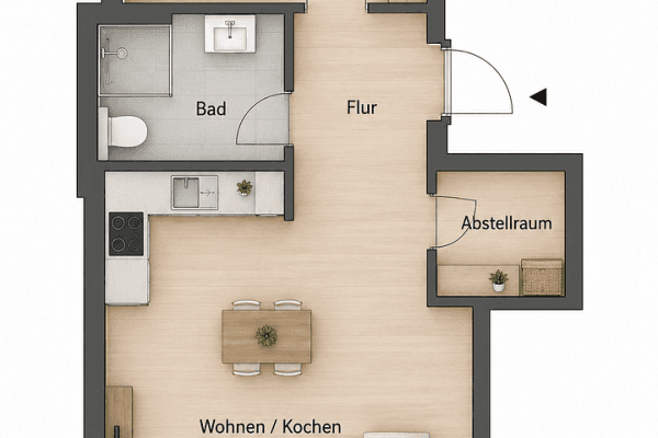 2 bedroom flat to rent, 46 m², Petershagen/Eggersdorf, Brandenburg 2 bedroom flat to rent, 46 m², Petershagen/Eggersdorf, Brandenburg
