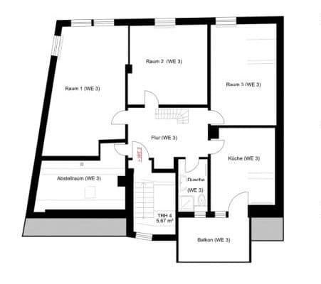 4 bedroom flat to rent, 103 m², Darmstadt 4 bedroom flat to rent, 103 m², Darmstadt