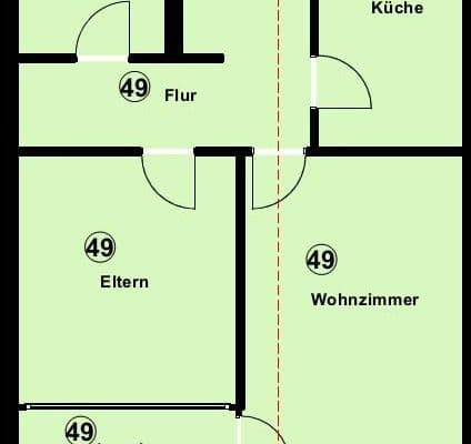 2 bedroom flat to rent, 61 m², Siemensstraße 39, Bamberg, Bavaria 2 bedroom flat to rent, 61 m², Siemensstraße 39, Bamberg, Bavaria