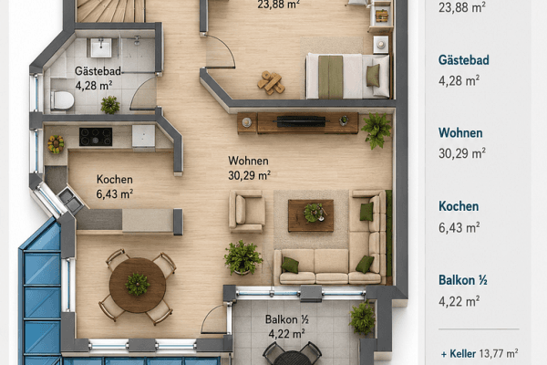 5 bedroom flat for sale, 134 m², Seefeld, Bavaria 5 bedroom flat for sale, 134 m², Seefeld, Bavaria