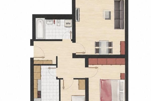 1 bedroom with open-plan kitchen flat for sale, 71 m², Maximilianstraße 12, Germering, Bavaria 1 bedroom with open-plan kitchen flat for sale, 71 m², Maximilianstraße 12, Germering, Bavaria