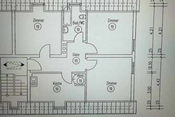 3 bedroom flat to rent, 68 m², Theoderichstraße 10, Bochum 3 bedroom flat to rent, 68 m², Theoderichstraße 10, Bochum