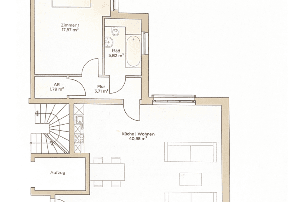 1 bedroom with open-plan kitchen flat to rent, 72 m², Grünauer Straße 60, Berlin, Berlin 1 bedroom with open-plan kitchen flat to rent, 72 m², Grünauer Straße 60, Berlin, Berlin