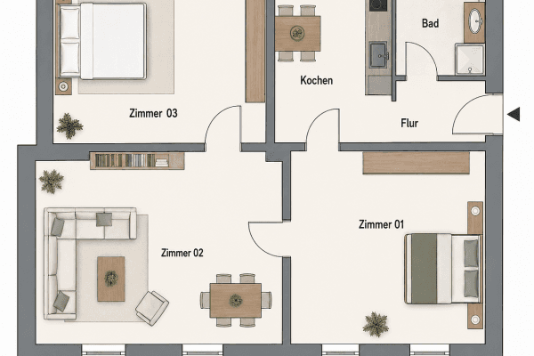 3 bedroom flat to rent, 78 m², Hülser Straße 54, Krefeld, North Rhine-Westphalia 3 bedroom flat to rent, 78 m², Hülser Straße 54, Krefeld, North Rhine-Westphalia