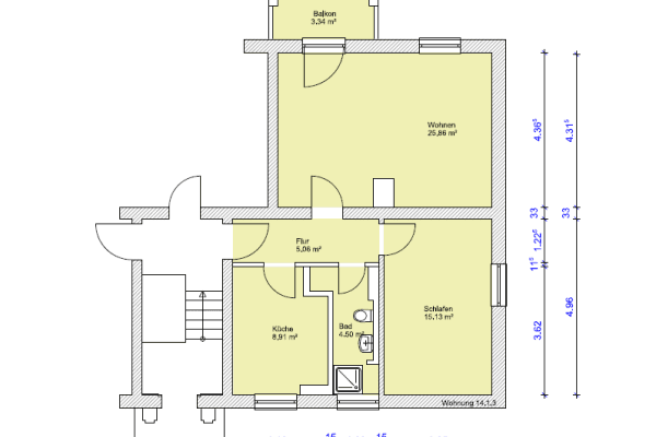 2 bedroom flat to rent, 62 m², Eisnerstraße 14, Magdeburg, Saxony-Anhalt 2 bedroom flat to rent, 62 m², Eisnerstraße 14, Magdeburg, Saxony-Anhalt