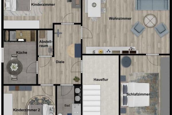 3 bedroom with open-plan kitchen flat for sale, 84 m², Kiwittenberg 43, Oberhausen 3 bedroom with open-plan kitchen flat for sale, 84 m², Kiwittenberg 43, Oberhausen