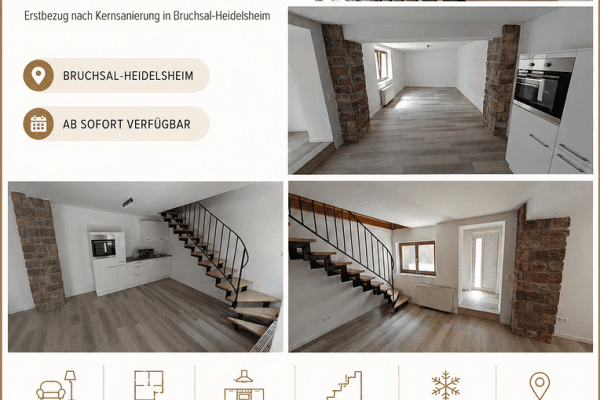 2 bedroom flat to rent, 63 m², Bruchsal-Heidelsheim 2 bedroom flat to rent, 63 m², Bruchsal-Heidelsheim