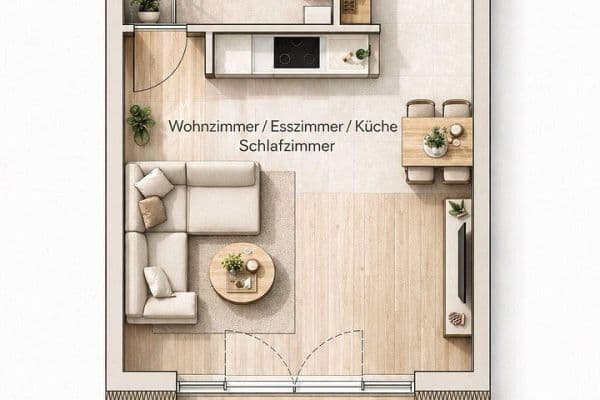 1 bedroom flat to rent, 44 m², Heilbronner Str. 6, Frankfurt, Hesse 1 bedroom flat to rent, 44 m², Heilbronner Str. 6, Frankfurt, Hesse