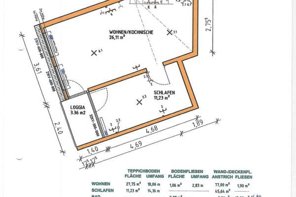 2 bedroom flat for sale, 47 m², Rackwitz 2 bedroom flat for sale, 47 m², Rackwitz