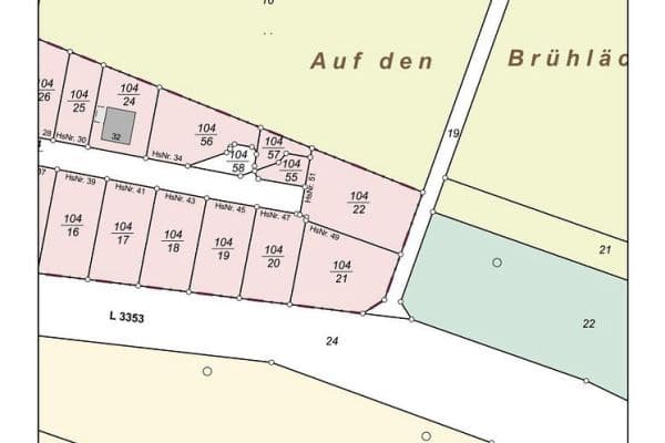 plot for sale, 649 m², Butzbach plot for sale, 649 m², Butzbach