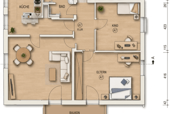 2 bedroom with open-plan kitchen flat for sale, 98 m², Crailsheim, Baden-Württemberg 2 bedroom with open-plan kitchen flat for sale, 98 m², Crailsheim, Baden-Württemberg