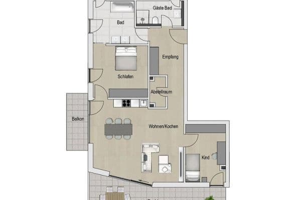 3 bedroom flat to rent, 114 m², München, Bavaria 3 bedroom flat to rent, 114 m², München, Bavaria