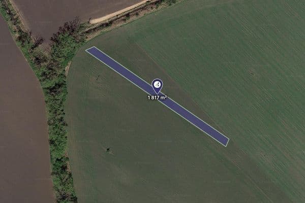 plot for sale, 1,817 m², Kostice plot for sale, 1,817 m², Kostice