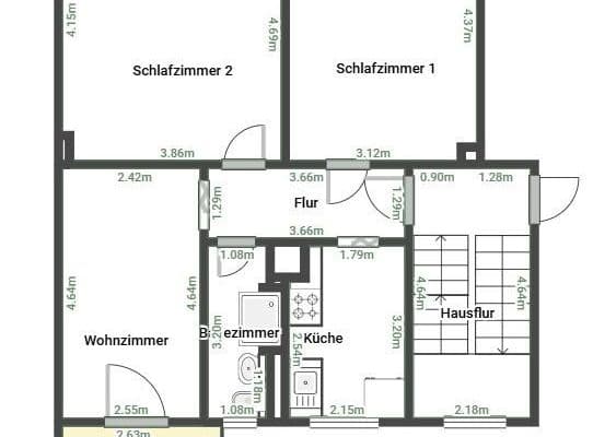 3 bedroom flat to rent, 67 m², Göttingstr, Hildesheim 3 bedroom flat to rent, 67 m², Göttingstr, Hildesheim