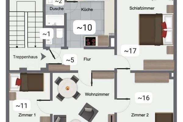 4 bedroom flat to rent, 82 m², Darmstadt, Hesse 4 bedroom flat to rent, 82 m², Darmstadt, Hesse