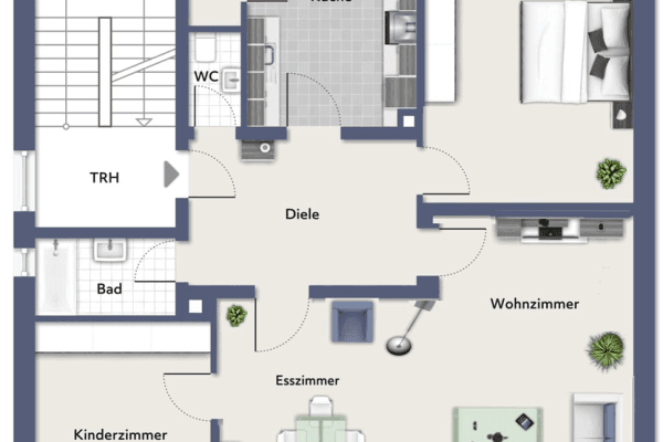 3 bedroom with open-plan kitchen flat to rent, 112 m², In der Hülsche 10, Hagen-Haspe 3 bedroom with open-plan kitchen flat to rent, 112 m², In der Hülsche 10, Hagen-Haspe