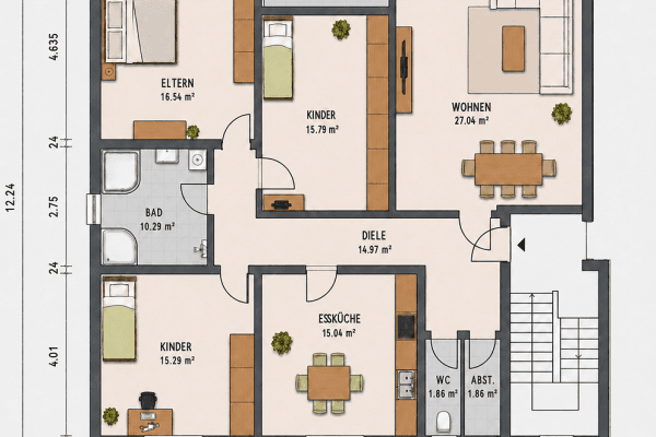 4 bedroom flat for sale, 116 m², Menden (Sauerland) 4 bedroom flat for sale, 116 m², Menden (Sauerland)