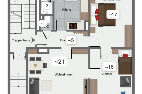 3 bedroom flat to rent, 75 m², Darmstadt, Hesse 3 bedroom flat to rent, 75 m², Darmstadt, Hesse