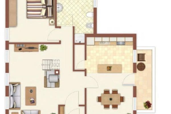 1 bedroom with open-plan kitchen flat to rent, 77 m², Sindelsdorfer Straße 55, Penzberg, Bavaria 1 bedroom with open-plan kitchen flat to rent, 77 m², Sindelsdorfer Straße 55, Penzberg, Bavaria