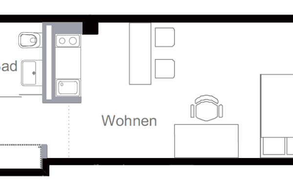 1 bedroom flat to rent, 32 m², Schillerstr.41, München, Bavaria 1 bedroom flat to rent, 32 m², Schillerstr.41, München, Bavaria