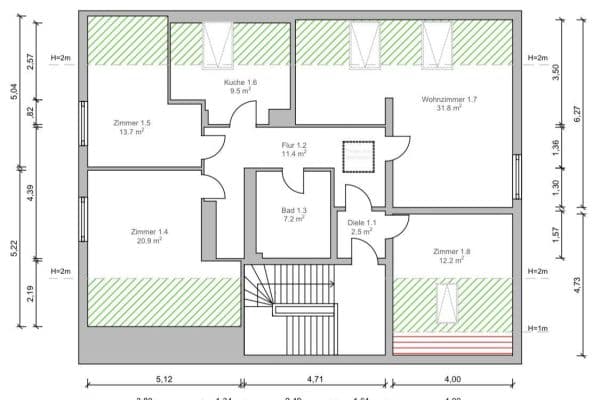4 bedroom flat for sale, 110 m², Dresdener Straße 15, Findorff, Bremen 4 bedroom flat for sale, 110 m², Dresdener Straße 15, Findorff, Bremen