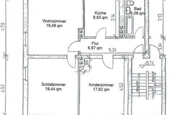 3 bedroom flat for sale, 77 m², Erfurt, Thuringia 3 bedroom flat for sale, 77 m², Erfurt, Thuringia