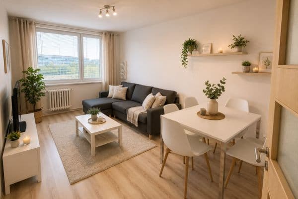 1 bedroom with open-plan kitchen flat to rent, 43 m², Hráského, Praha 1 bedroom with open-plan kitchen flat to rent, 43 m², Hráského, Praha