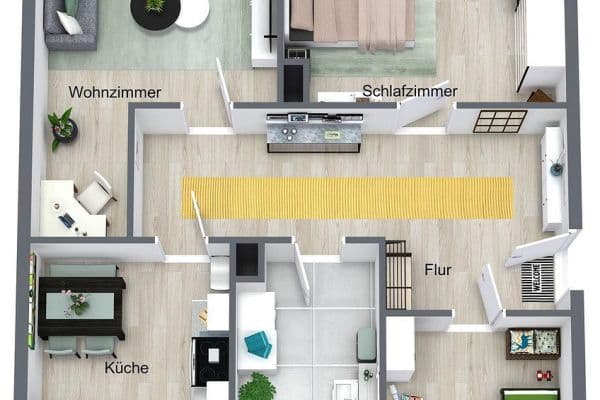 3 bedroom flat to rent, 84 m², Chemnitzer Str. 72, Meerane 3 bedroom flat to rent, 84 m², Chemnitzer Str. 72, Meerane