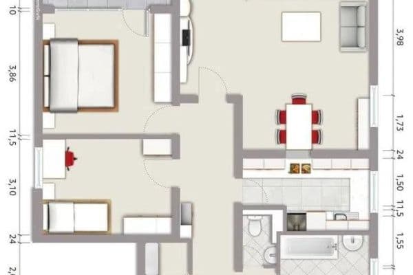 2 bedroom with open-plan kitchen flat to rent, 89 m², Kästnerstr. 4, Bietigheim-Bissingen 2 bedroom with open-plan kitchen flat to rent, 89 m², Kästnerstr. 4, Bietigheim-Bissingen