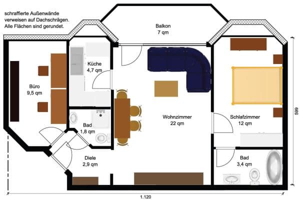 3 bedroom flat for sale, 62 m², Essen 3 bedroom flat for sale, 62 m², Essen