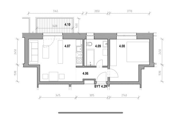 2 bedroom flat to rent, 46 m², Račianska, Nové Mesto, Bratislavský Region 2 bedroom flat to rent, 46 m², Račianska, Nové Mesto, Bratislavský Region