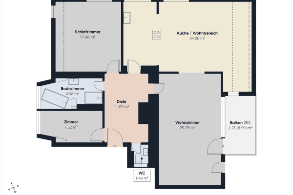 3 bedroom flat for sale, 106 m², Hamburg, Hamburg 3 bedroom flat for sale, 106 m², Hamburg, Hamburg