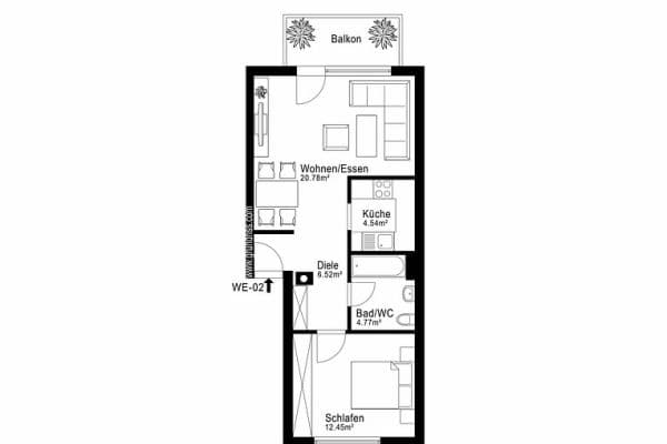 2 bedroom flat for sale, 52 m², Mannheim, Baden-Württemberg 2 bedroom flat for sale, 52 m², Mannheim, Baden-Württemberg