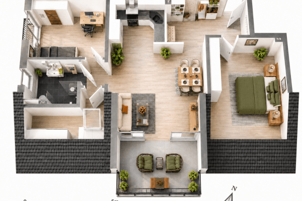 2 bedroom with open-plan kitchen flat to rent, 79 m², Benhauser Straße 42, Paderborn, North Rhine-Westphalia 2 bedroom with open-plan kitchen flat to rent, 79 m², Benhauser Straße 42, Paderborn, North Rhine-Westphalia