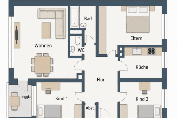 4 bedroom flat for sale, 79 m², Mainz Bretzenheim, Hesse 4 bedroom flat for sale, 79 m², Mainz Bretzenheim, Hesse